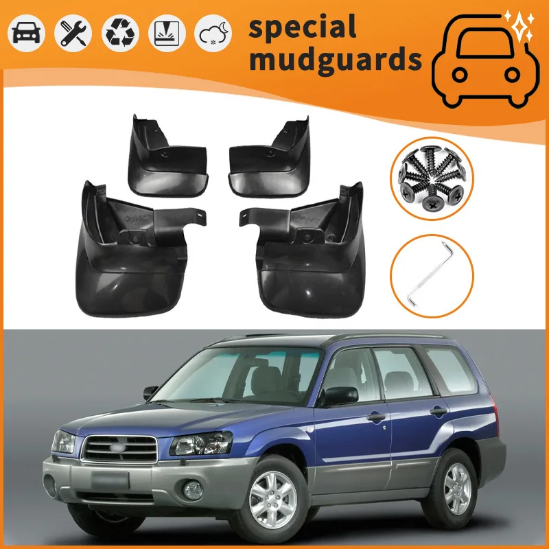 Suitable for 04-24 Subaru Forester XV Outback fender car tire anti-splash mudguard
Suitable for 04-24 Subaru Forester XV Outback fender car tire anti-splash mudguard