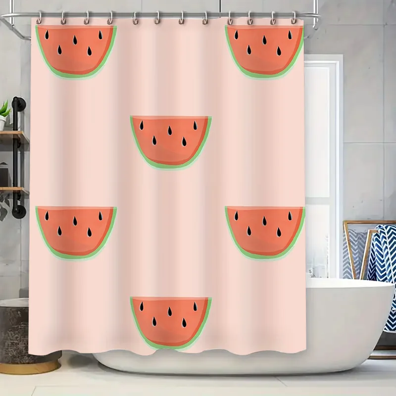 Watermelon Shower Curtain Cute Fruit Pattern Bathroom Decor Set Vintage Farmhouse Style Waterproof Fabric Shower Liner Modern De
Watermelon Shower Curtain Cute Fruit Pattern Bathroom Decor Set Vintage Farmhouse Style Waterproof Fabric Shower Liner Modern De