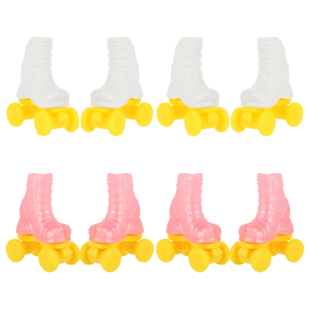 4 Pairs Baby Roller Skates Ice for DIY Mini Decor Supply Skating Tool House Accessories Supplies
4 Pairs Baby Roller Skates Ice for DIY Mini Decor Supply Skating Tool House Accessories Supplies