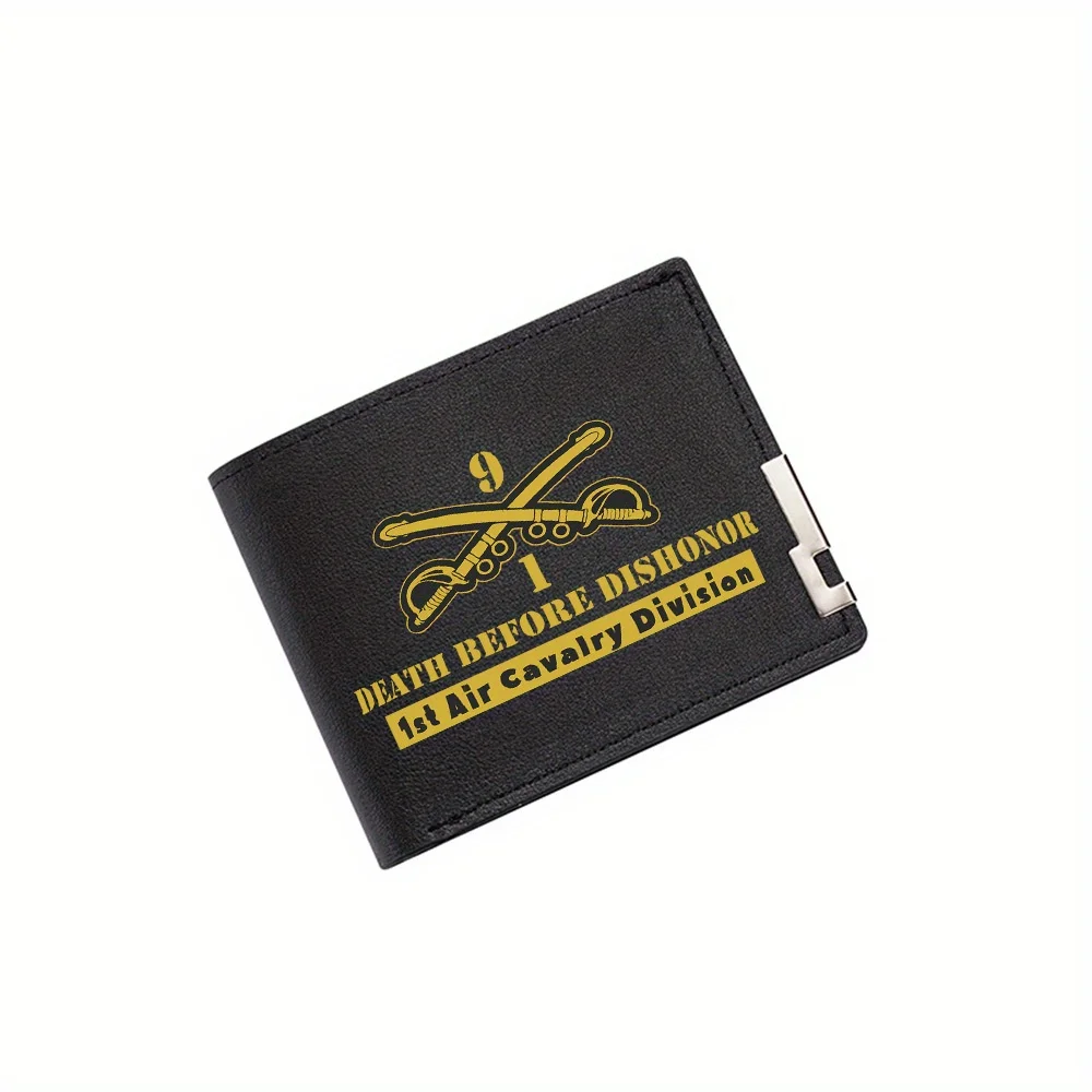 Crossed sabers,bold number,text below. Men's Wallet Printing Design Simple Modern Stylish Business Father's Boyfriend's Christma
Crossed sabers,bold number,text below. Men's Wallet Printing Design Simple Modern Stylish Business Father's Boyfriend's Christma