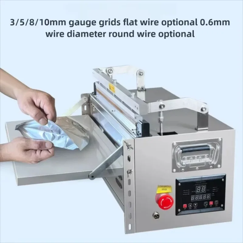 Electric Continuous Band Sealer Foot Pedal Large Power Heat Shrink Film Packaging Machine for Commercial Food Sealing
Electric Continuous Band Sealer Foot Pedal Large Power Heat Shrink Film Packaging Machine for Commercial Food Sealing