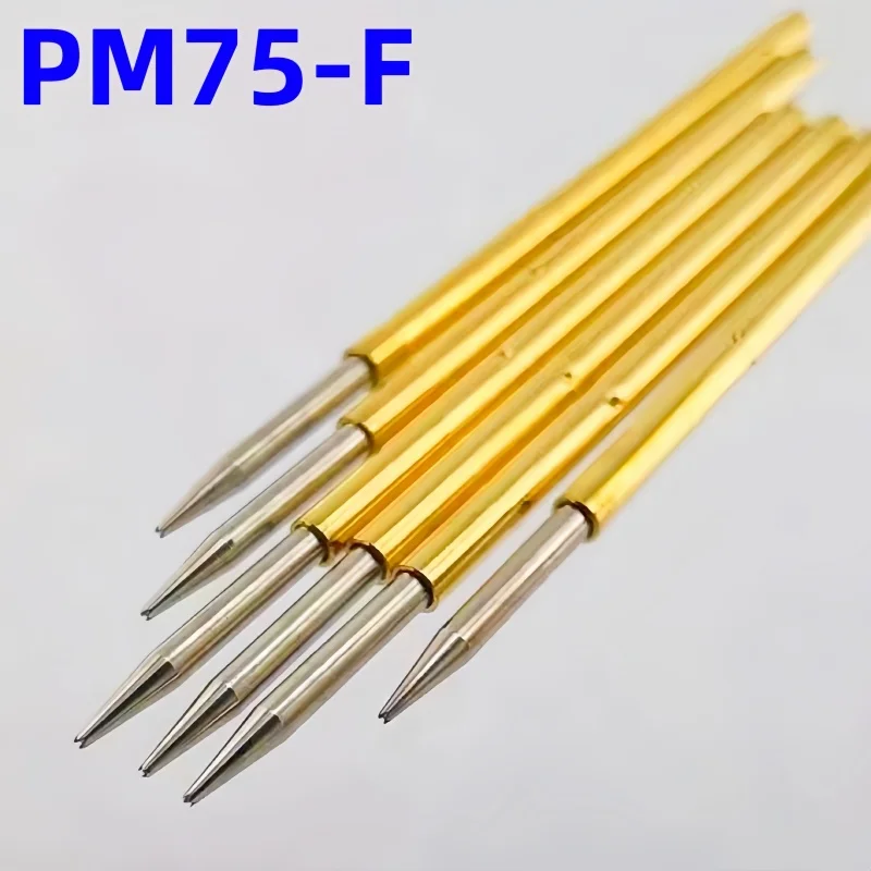 20/100PCS Spring Test Probe PM75-F1 Test Pin Pogo Pin PM75-F 1.02mm Crosscut Tip Head 0.66mm PCB Test Tool 27.8mm
20/100PCS Spring Test Probe PM75-F1 Test Pin Pogo Pin PM75-F 1.02mm Crosscut Tip Head 0.66mm PCB Test Tool 27.8mm