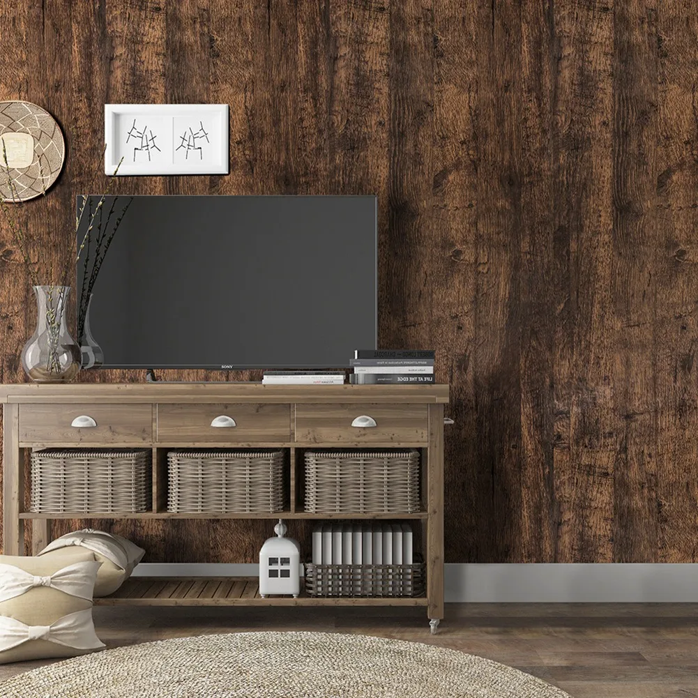 Темно-коричневая деревянная контактная бумага Коричневая 3D доска Деревянные обои с кожурой и наклейкой Съемные самоклеящиеся обои под дерево в деревенском стиле
Темно-коричневая деревянная контактная бумага Коричневая 3D доска Деревянные обои с кожурой и наклейкой Съемные самоклеящиеся обои под дерево в деревенском стиле