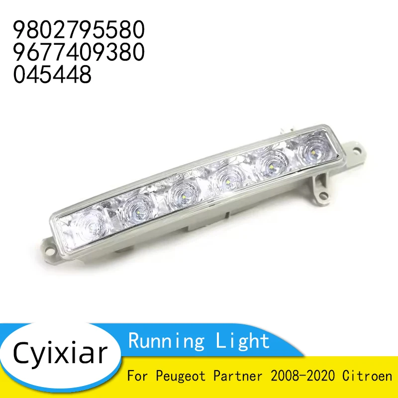 1pc 6LED DRL Car Daytime Running Light for Peugeot Partner 2008-2020 Citroen 9802795580 9677409380 814300H010 045448
1pc 6LED DRL Car Daytime Running Light for Peugeot Partner 2008-2020 Citroen 9802795580 9677409380 814300H010 045448