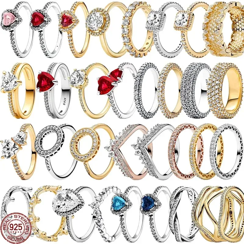 New 925 sterling silver high-quality ring hot selling classic heart-shaped crown ring ring for women, exquisite jewelry gift
New 925 sterling silver high-quality ring hot selling classic heart-shaped crown ring ring for women, exquisite jewelry gift