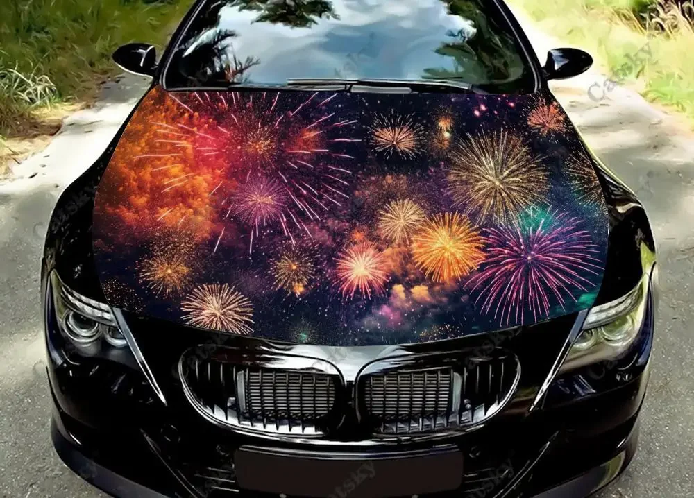 Colorful Fireworks Clouds Car Hood Vinyl Stickers Wrap Vinyl Film Engine Cover Decals Sticker on Car Auto Accessories
Colorful Fireworks Clouds Car Hood Vinyl Stickers Wrap Vinyl Film Engine Cover Decals Sticker on Car Auto Accessories