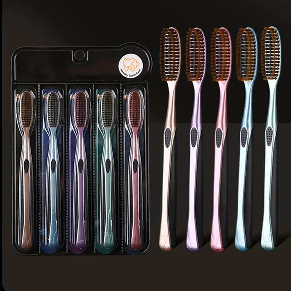 5PCS Coating Cleaning Huge Head Toothbrush Large Long Head Whitening Teeth Large Head Toothbrush Oral Care
5PCS Coating Cleaning Huge Head Toothbrush Large Long Head Whitening Teeth Large Head Toothbrush Oral Care