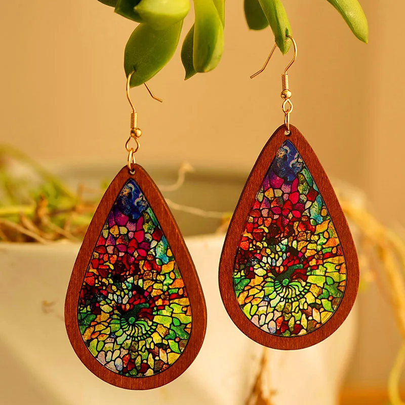 Vintage Church Style Acrylic Wooden Water Drop Earrings for Women Creative Colorful Transparent Earring Daily Party Jewelry
Vintage Church Style Acrylic Wooden Water Drop Earrings for Women Creative Colorful Transparent Earring Daily Party Jewelry