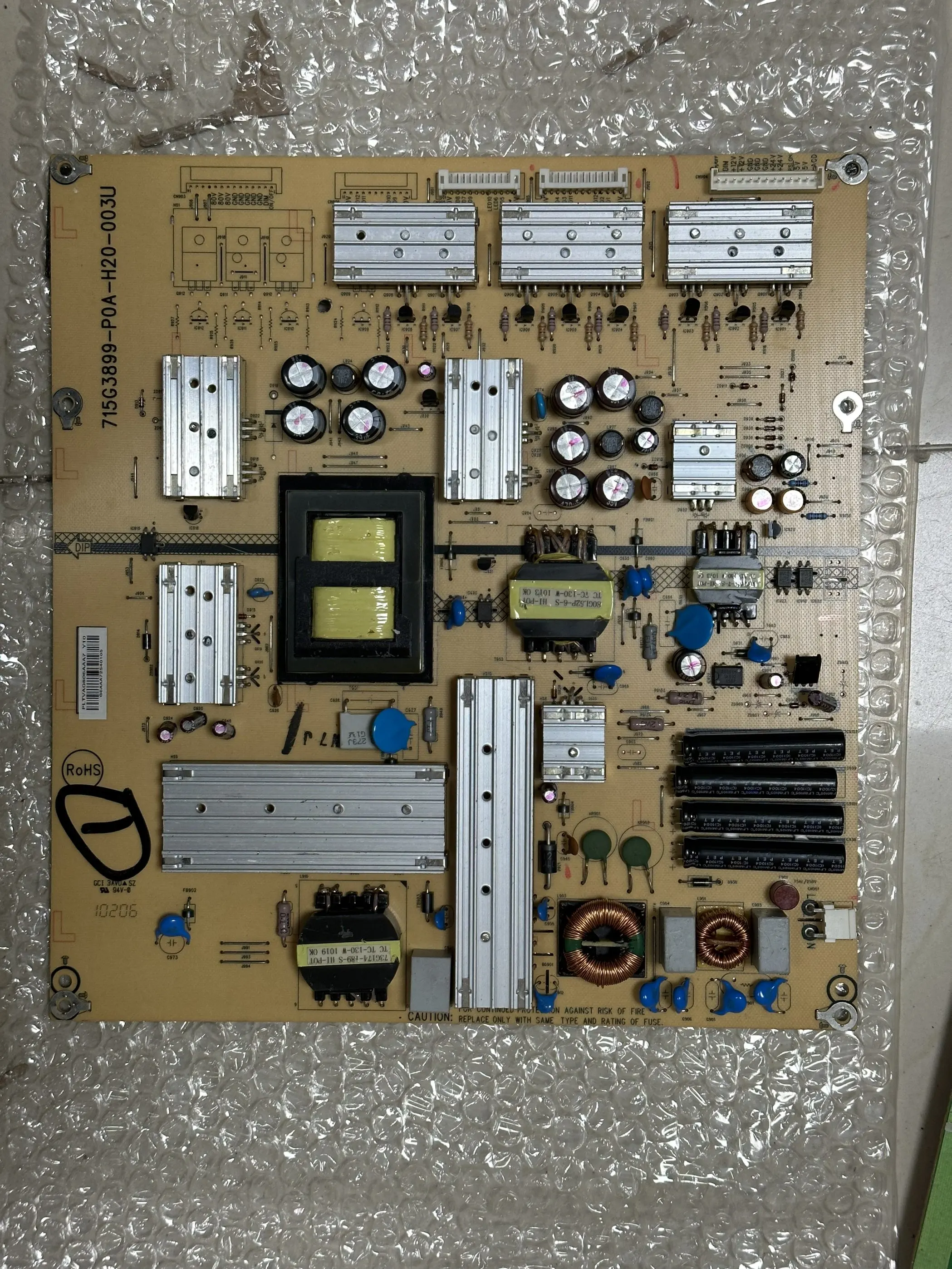 Original 715G3899-P0A-H20-003U power board
Original 715G3899-P0A-H20-003U power board