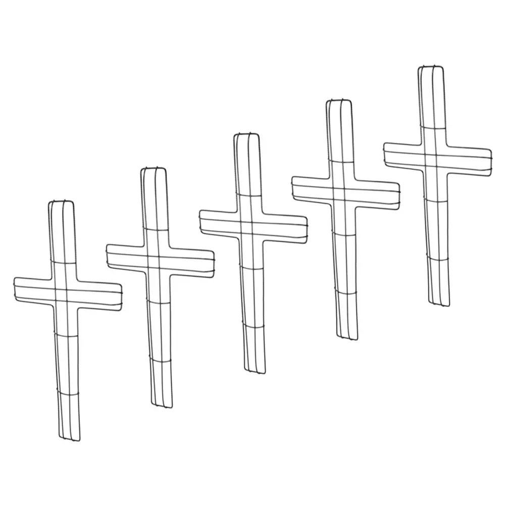 5 Pcs Garland Hoop Cross Shaped Wreath Frame Black Metal Wire Festive Door Decor Wall Hanging Craft Supplies Holiday
5 Pcs Garland Hoop Cross Shaped Wreath Frame Black Metal Wire Festive Door Decor Wall Hanging Craft Supplies Holiday