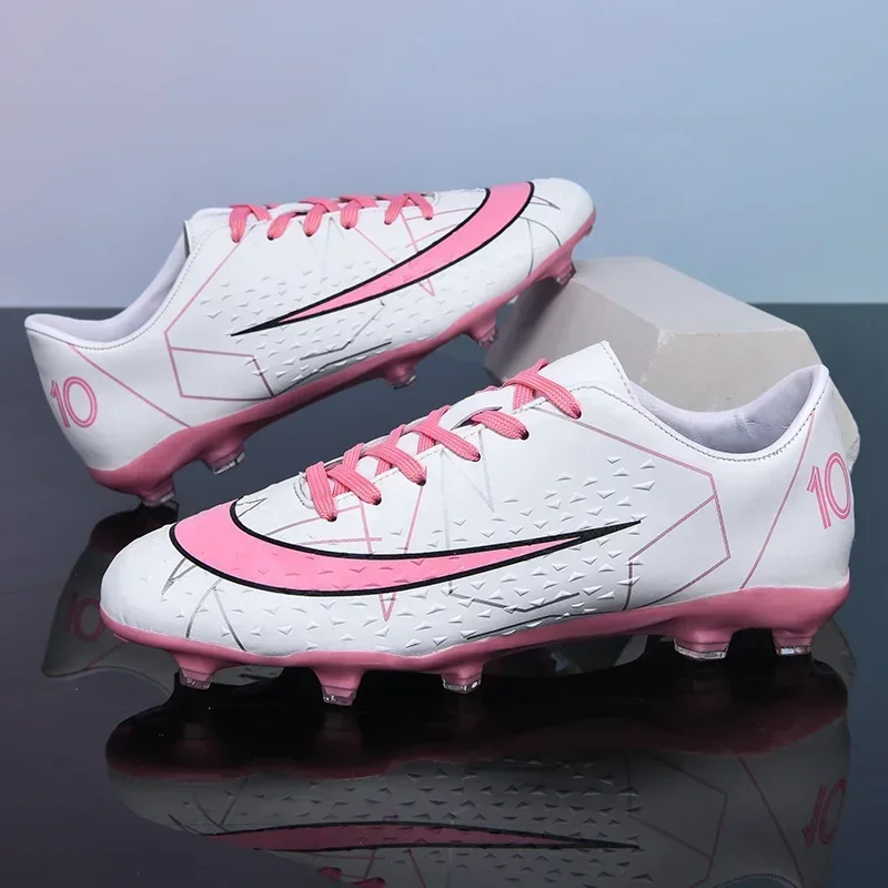 New Men Football Boots Outdoor Soccer Shoes Sport Training Match Long Spikes Boys Non Slip Cleats Indoor Comfortable Sneakers
New Men Football Boots Outdoor Soccer Shoes Sport Training Match Long Spikes Boys Non Slip Cleats Indoor Comfortable Sneakers