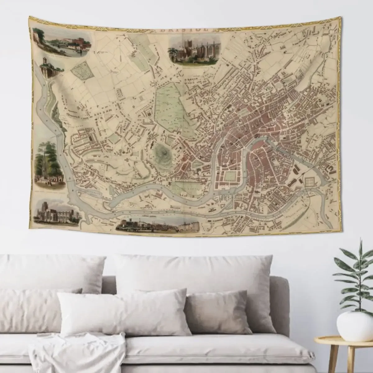 Vintage Clifton Bristol England Map (1851) Tapestry Bedroom Decor Wall Decor Bedroom Deco Home Decorators Tapestry
Vintage Clifton Bristol England Map (1851) Tapestry Bedroom Decor Wall Decor Bedroom Deco Home Decorators Tapestry