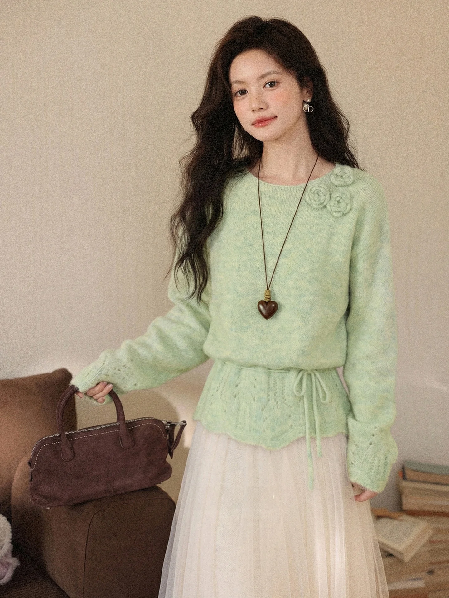 Вязаный женский топ South Deer Vanilla Ice Cr Winter Aosphere, свободный крой, длинный рукав, круглый вырез, комфортный
Вязаный женский топ South Deer Vanilla Ice Cr Winter Aosphere, свободный крой, длинный рукав, круглый вырез, комфортный