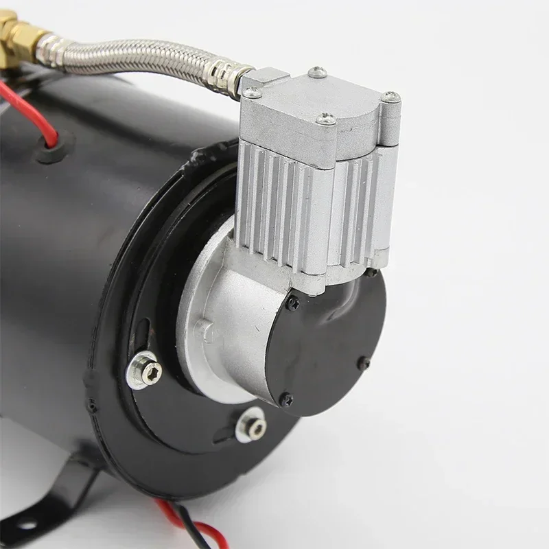 120 PSI 12/24V DC Onboard Air Horn Compressor System Kit Suitable for Truck Cars SUV Boat Tractor RV Off-Road Vehicle Subwoofers
120 PSI 12/24V DC Onboard Air Horn Compressor System Kit Suitable for Truck Cars SUV Boat Tractor RV Off-Road Vehicle Subwoofers