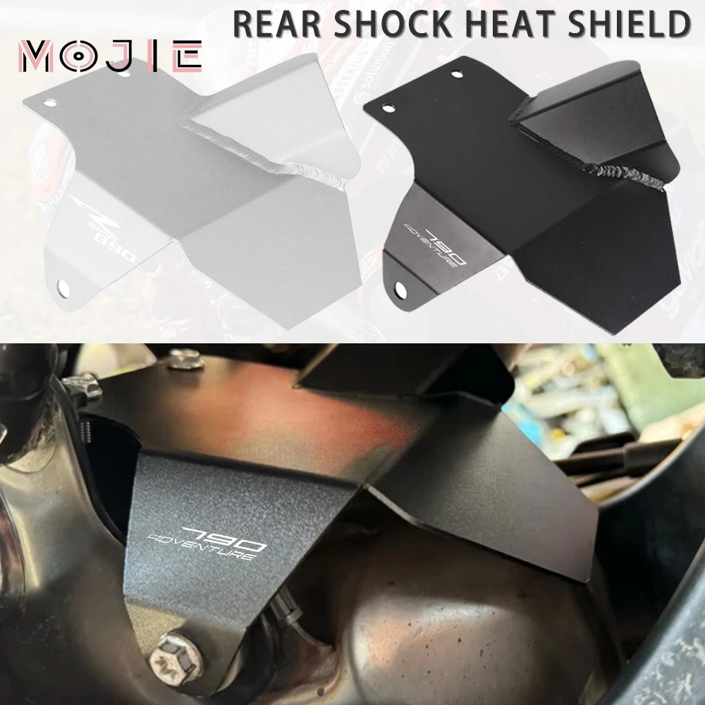 2025 2026 Motorcycle Parts For 790 Adventure R 790 ADV S/R 790ADV 890ADVENTURE Rear Shock Heat Shield Exhaust Pipe Protection
