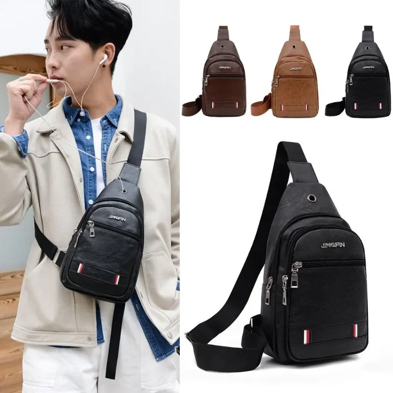 New Men's Chest Bag Casual Business Anti-theft Solid Chest Bag Men's Fashion Crossbody Bag Simple Outdoor Bags for Man 2023
New Men's Chest Bag Casual Business Anti-theft Solid Chest Bag Men's Fashion Crossbody Bag Simple Outdoor Bags for Man 2023