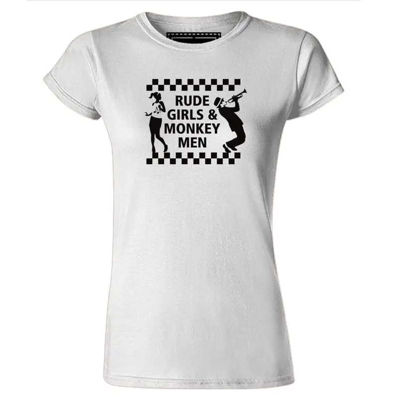 Женская футболка Rude Girl And Monkey Men Ska 2-цветная, специальные предложения Madness Selector
Женская футболка Rude Girl And Monkey Men Ska 2-цветная, специальные предложения Madness Selector
