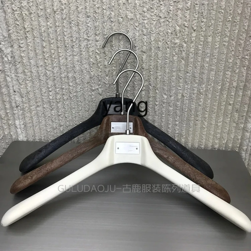 LTT hanger clothing store special high-end black white resin women's clothing seamless non-slip hanging
LTT hanger clothing store special high-end black white resin women's clothing seamless non-slip hanging