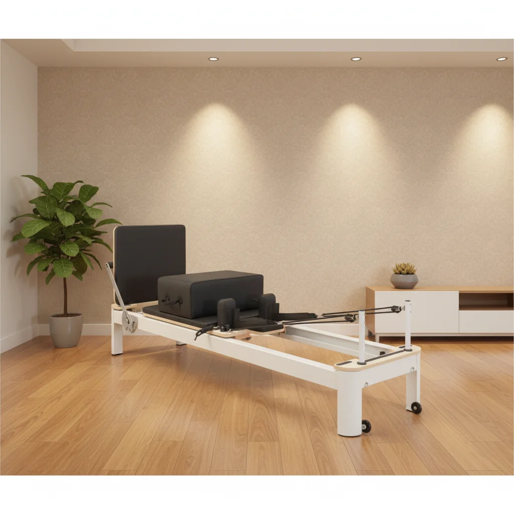 Aluminum Alloy Core Reformer Bed Easily Movable for Home Yoga and Pilates Studio Shaping Exercises
Aluminum Alloy Core Reformer Bed Easily Movable for Home Yoga and Pilates Studio Shaping Exercises