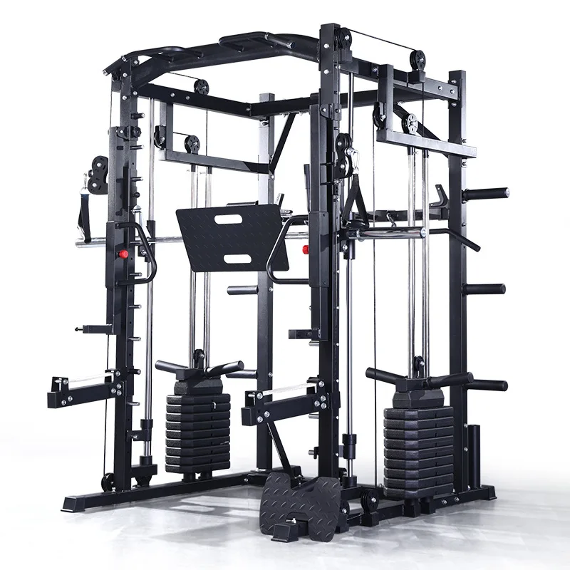 Hot Selling Smith Machine Trainer Equipment Commercial Fitness Squat Bench Press Multi-functional All-in-one Gantry for Home Use
Hot Selling Smith Machine Trainer Equipment Commercial Fitness Squat Bench Press Multi-functional All-in-one Gantry for Home Use