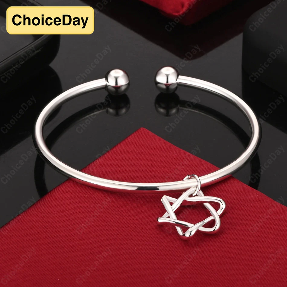 ChoiceDay 925 Sterling Silver Open Exquisite Star Pendant Bracelet Women Charm Party Wedding Jewelry Gift
ChoiceDay 925 Sterling Silver Open Exquisite Star Pendant Bracelet Women Charm Party Wedding Jewelry Gift