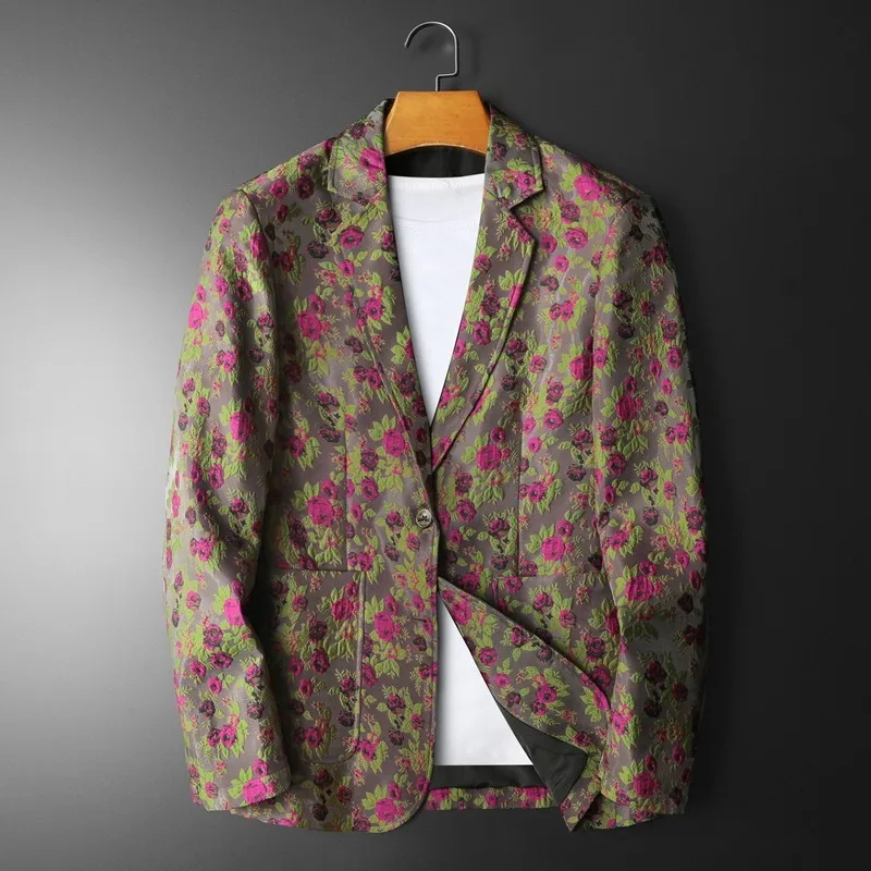 Мужской пиджак из 3D жаккарда на весну-осень 2026: высококачественный деловой, повседневный, для банкетов и вечеринок, формальный блейзер
Мужской пиджак из 3D жаккарда на весну-осень 2026: высококачественный деловой, повседневный, для банкетов и вечеринок, формальный блейзер