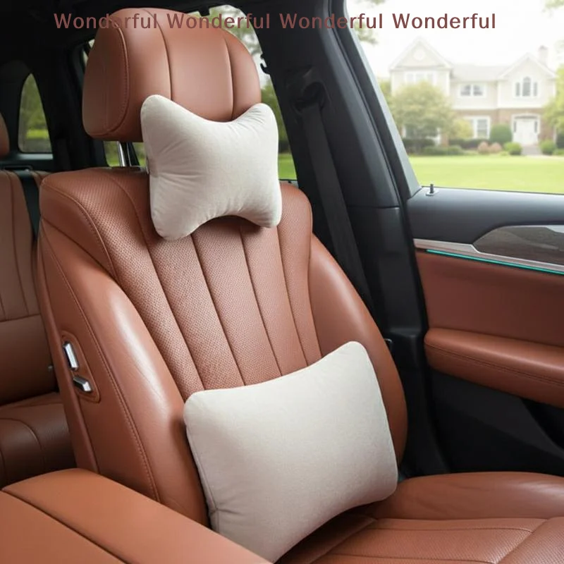 Car Neck Pillow Memory Foam Dual Side Headrest Cushion for Head Pain Relief Adjustable Support for Road Trip Office Car
Car Neck Pillow Memory Foam Dual Side Headrest Cushion for Head Pain Relief Adjustable Support for Road Trip Office Car