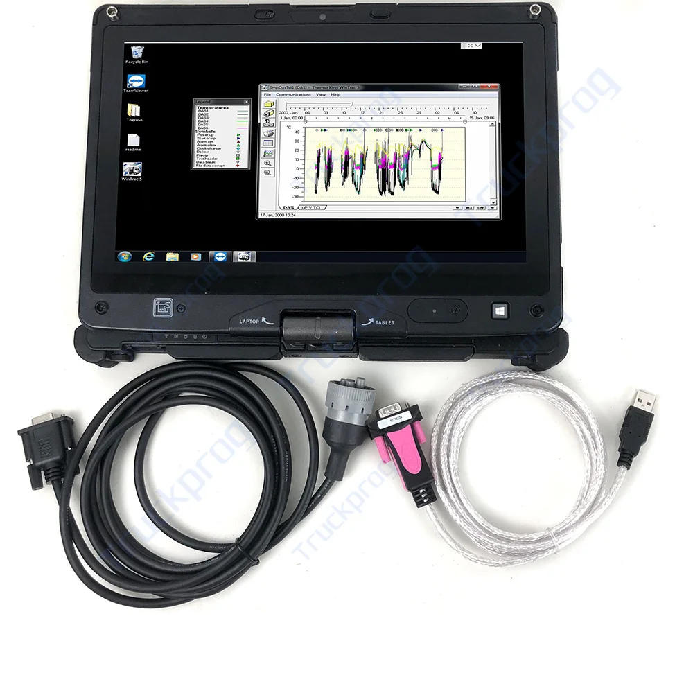 Getac V110 Ноутбук Thermo King Инструмент для обслуживания вилочных погрузчиков Диагностическое программное обеспечение Thermo King Wintrac CAN USB-интерфейс
Getac V110 Ноутбук Thermo King Инструмент для обслуживания вилочных погрузчиков Диагностическое программное обеспечение Thermo King Wintrac CAN USB-интерфейс