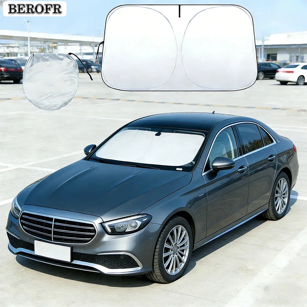 Car Windshield Sun Shade For Benz E Class W211 W213 E300 Sunshade Sun Visor Protector Foldable Blocks UV Rays
Car Windshield Sun Shade For Benz E Class W211 W213 E300 Sunshade Sun Visor Protector Foldable Blocks UV Rays
