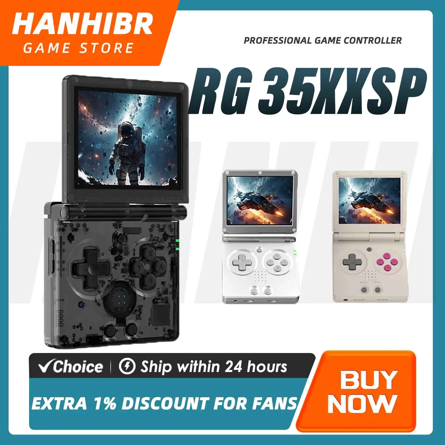ANBERNIC RG35XXSP Hall Magnetic Flip Retro Gaming Console 3.5" OCA IPS H700 Linux 3300mAh Vibration HDMI Output Bluetooth Gift
ANBERNIC RG35XXSP Hall Magnetic Flip Retro Gaming Console 3.5" OCA IPS H700 Linux 3300mAh Vibration HDMI Output Bluetooth Gift