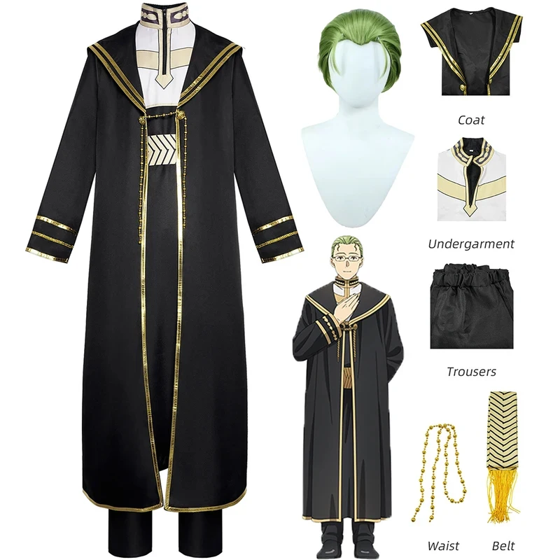 Anime Frieren Beyond Journey's End Heiter Cosplay Costume Wig Cartoon Uniform Halloween Costumes for Ms,3'f.5;j.8
Anime Frieren Beyond Journey's End Heiter Cosplay Costume Wig Cartoon Uniform Halloween Costumes for Ms,3'f.5;j.8