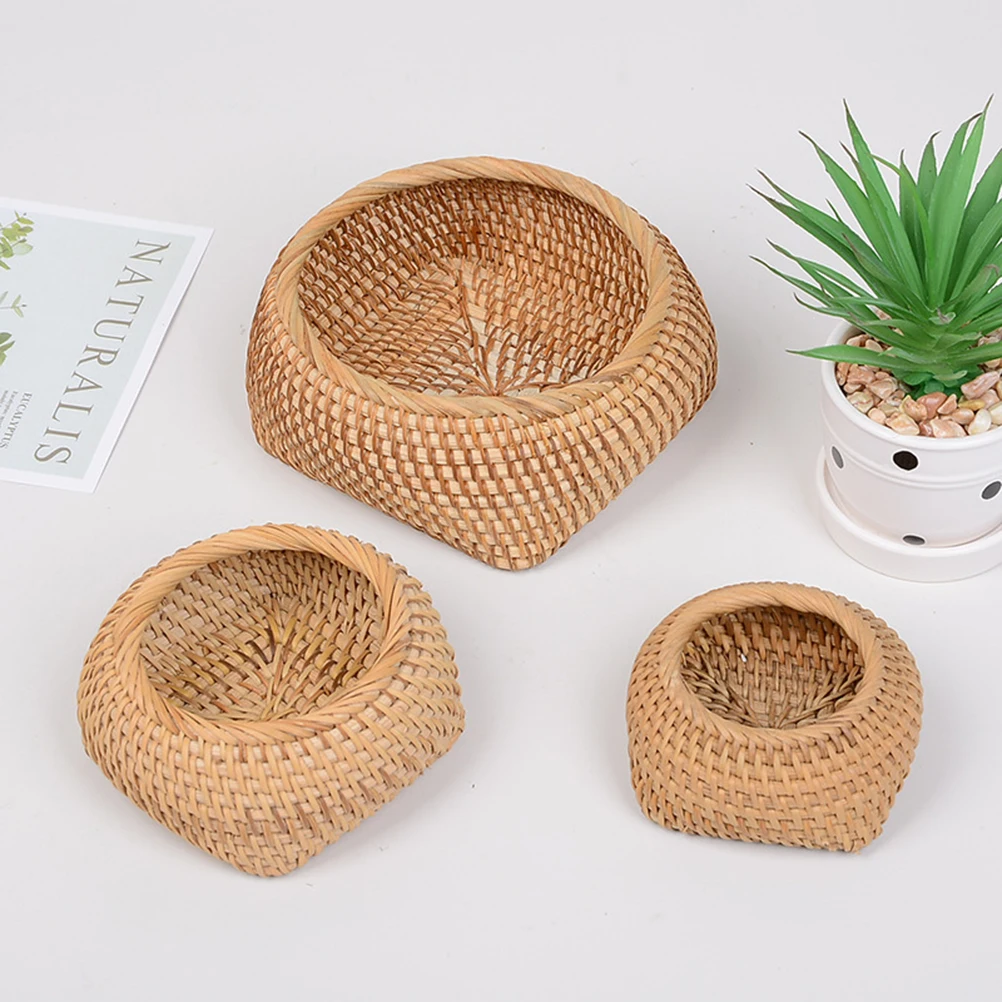 Rattan Storage Box Baskets Tea Tin Cane Woven Household Dish Cans Plate Friendly H made Breathing Fruit Snack
Rattan Storage Box Baskets Tea Tin Cane Woven Household Dish Cans Plate Friendly H made Breathing Fruit Snack