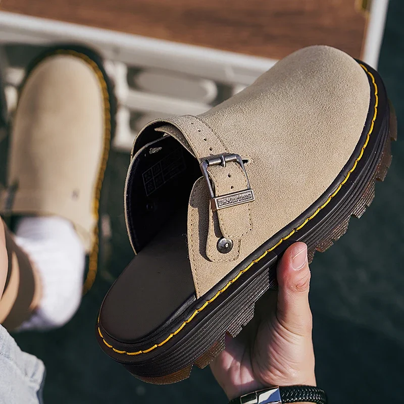 Mens Slippers Casual Shoes Leather Outdoor Beach Sandals Walking Slides Comfort Luxury Designer Lightweight Fashion
Mens Slippers Casual Shoes Leather Outdoor Beach Sandals Walking Slides Comfort Luxury Designer Lightweight Fashion