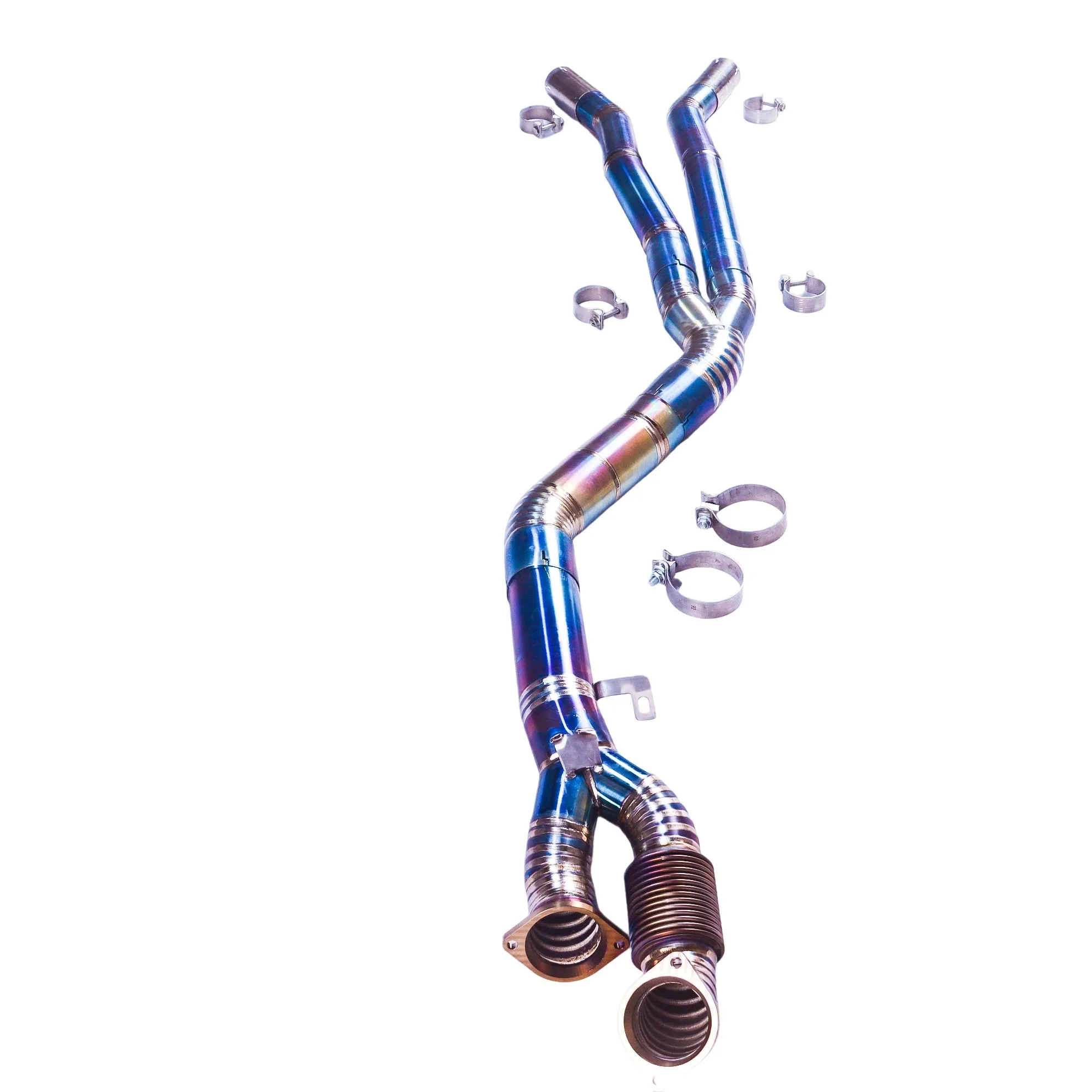 【 Customized Product 】 Applicable to the middle section of titanium alloy resonant tubes of BMW M2 M3 M4 3.0T G87 G80 G82
【 Customized Product 】 Applicable to the middle section of titanium alloy resonant tubes of BMW M2 M3 M4 3.0T G87 G80 G82