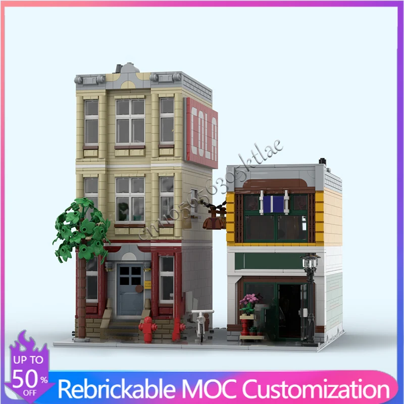 2634 Parts Vintage Classic Urban Apartment Building MOC Building Block Diy Educational Assembly Kids Toy Christmas Display Gifts
2634 Parts Vintage Classic Urban Apartment Building MOC Building Block Diy Educational Assembly Kids Toy Christmas Display Gifts