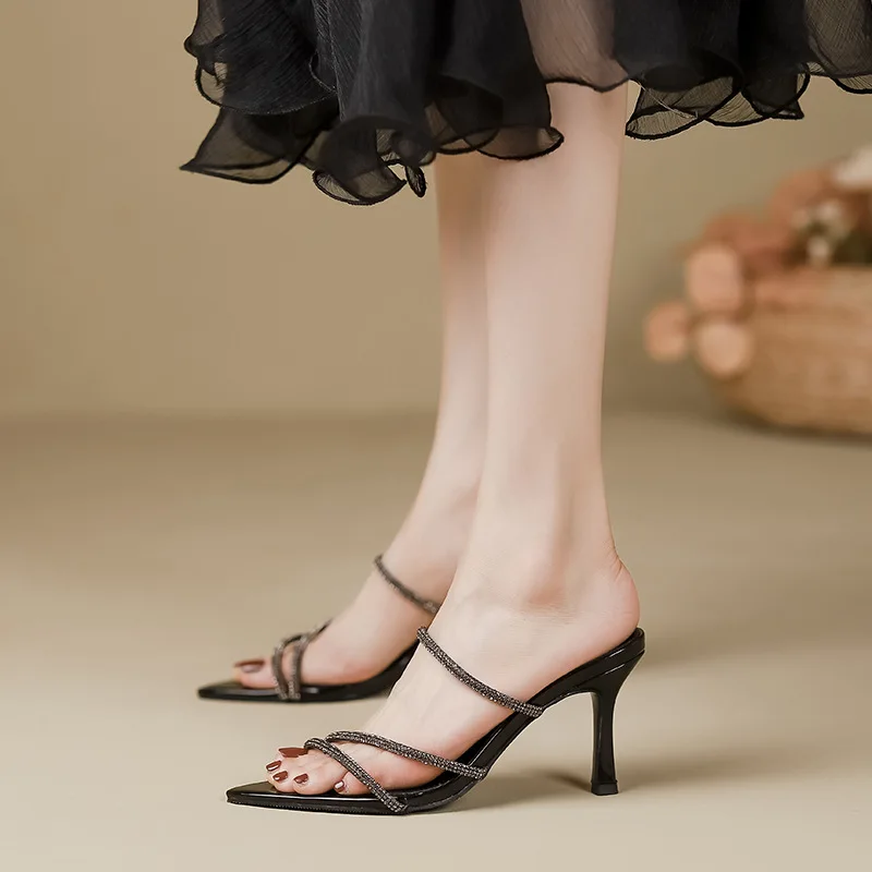 Female Sandals Black Shoes for Women High Heels All-Match Girls Sexy Beige High-heeled Comfort Fashion Low Real Back Strap Pumps
Female Sandals Black Shoes for Women High Heels All-Match Girls Sexy Beige High-heeled Comfort Fashion Low Real Back Strap Pumps