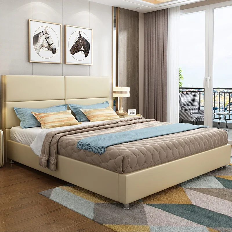 z Light Luxury Popular Bedroom Furniture Set King Size Beds Double Bed Leather Sleeping Bed
z Light Luxury Popular Bedroom Furniture Set King Size Beds Double Bed Leather Sleeping Bed