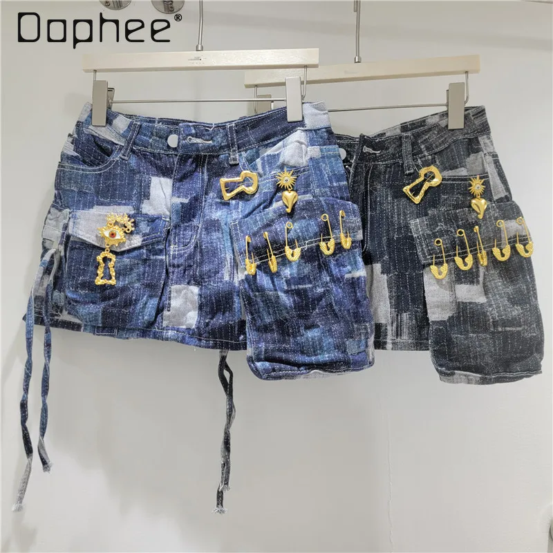 Irregular Tooling Denim Skirt Women's 2026 New Metal Decorative Design High Waist A Line Hip Skirt Mini Skirt
Irregular Tooling Denim Skirt Women's 2026 New Metal Decorative Design High Waist A Line Hip Skirt Mini Skirt