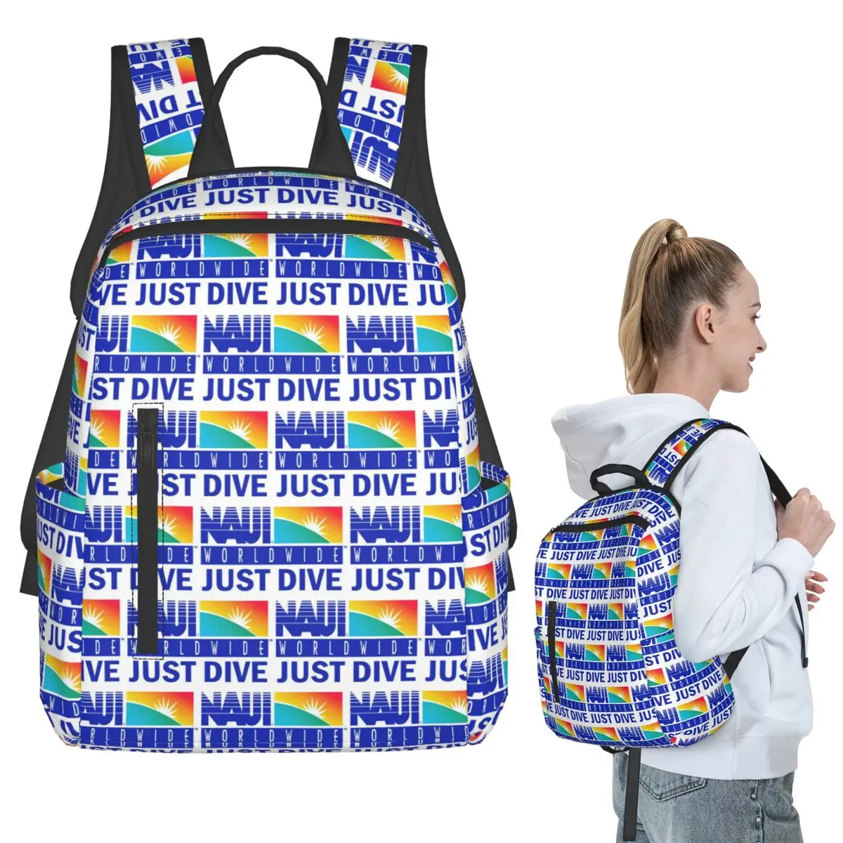 NAUI The Difinition Of Diving Backpack Student BookBag Kids School Bag Computer Shoulder Bags Boys Girls
NAUI The Difinition Of Diving Backpack Student BookBag Kids School Bag Computer Shoulder Bags Boys Girls