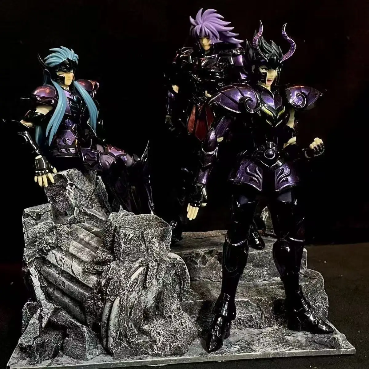 CS Model Saint Seiya Myth Cloth EX Capricorn Shura With Damaged Armor Hades Surplice Dark Gold Knights of Zodiac Action Figure
CS Model Saint Seiya Myth Cloth EX Capricorn Shura With Damaged Armor Hades Surplice Dark Gold Knights of Zodiac Action Figure
