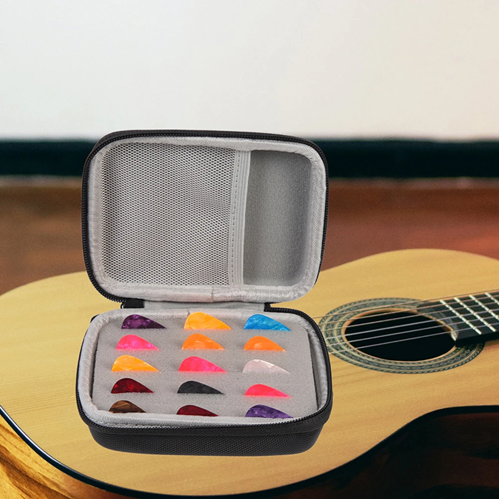 2 set 2 Sets Guitar Picks Storage Box EVA Durable Practical Accessories Container Organizer Pick Case Holder Bag Plectrum
2 set 2 Sets Guitar Picks Storage Box EVA Durable Practical Accessories Container Organizer Pick Case Holder Bag Plectrum