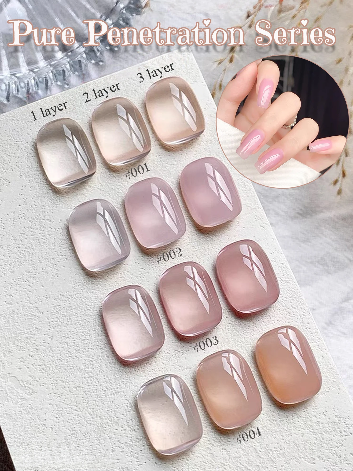 1-4 шт. PSK Pure Desire, нежный темперамент телесного цвета, гель-лак для ногтей, 2025 новый ледяной прозрачный отбеливающий дизайн ногтей, принадлежности для ногтей
1-4 шт. PSK Pure Desire, нежный темперамент телесного цвета, гель-лак для ногтей, 2025 новый ледяной прозрачный отбеливающий дизайн ногтей, принадлежности для ногтей