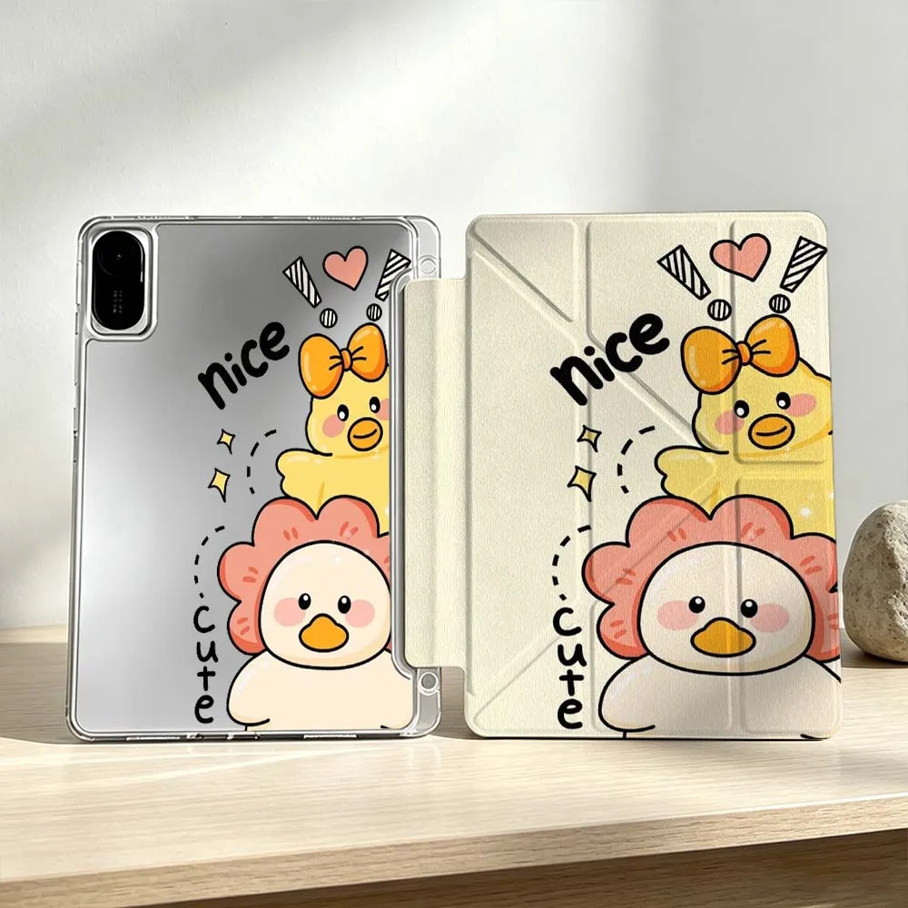 Cute Duck Pattern For Xiaomi Mi Pad 8 7 6 5 Pro Redmi Pad SE 2 Poco Pad Foldable 3Y Tablet Case Soft
Cute Duck Pattern For Xiaomi Mi Pad 8 7 6 5 Pro Redmi Pad SE 2 Poco Pad Foldable 3Y Tablet Case Soft