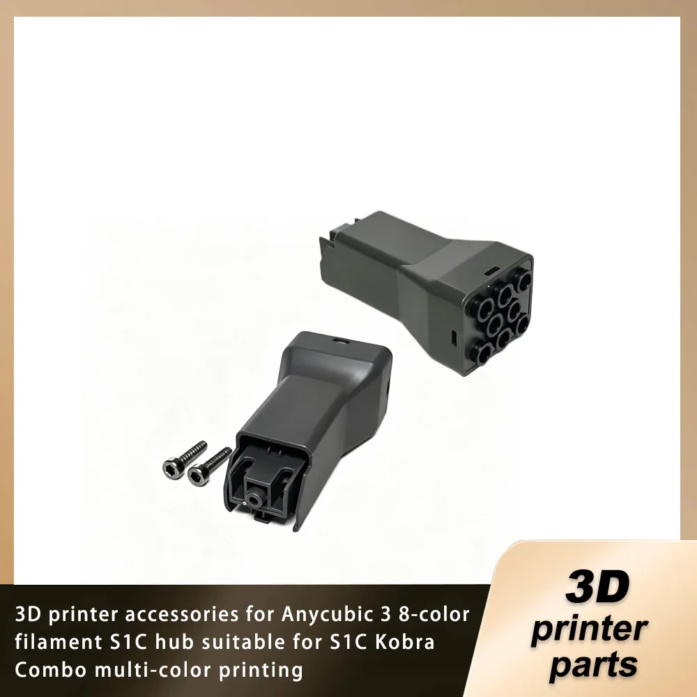 3D Printer Accessories For Anycubic 8-Color Filament S1C Hub Suitable For S1C Kobra Combo Multi-Color Printing
3D Printer Accessories For Anycubic 8-Color Filament S1C Hub Suitable For S1C Kobra Combo Multi-Color Printing