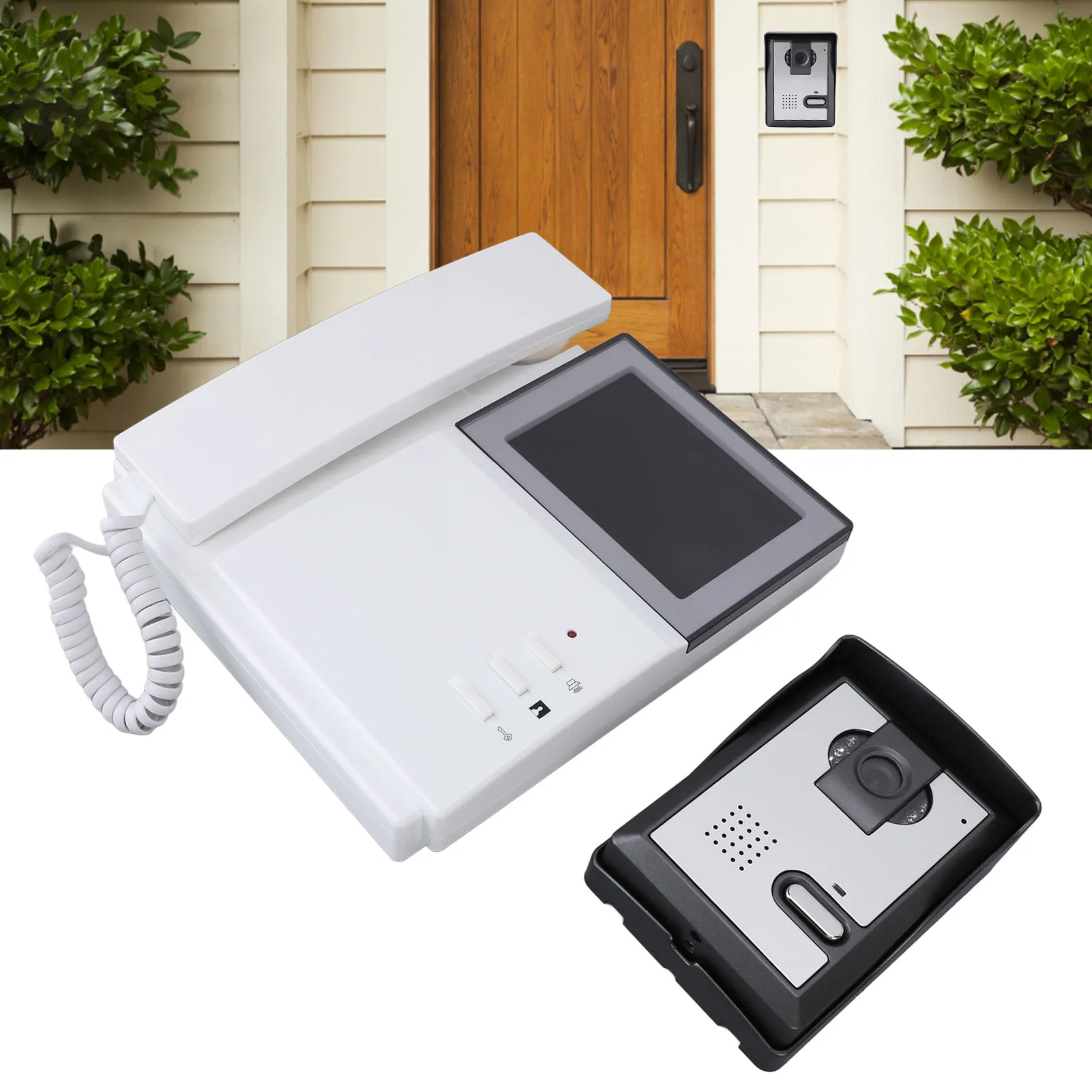 Video Doorbell Video Doorbell Intercom System Corded Telephone Type 4.3 Inch Color Digital LCD Anti Interference for Apartment
Video Doorbell Video Doorbell Intercom System Corded Telephone Type 4.3 Inch Color Digital LCD Anti Interference for Apartment