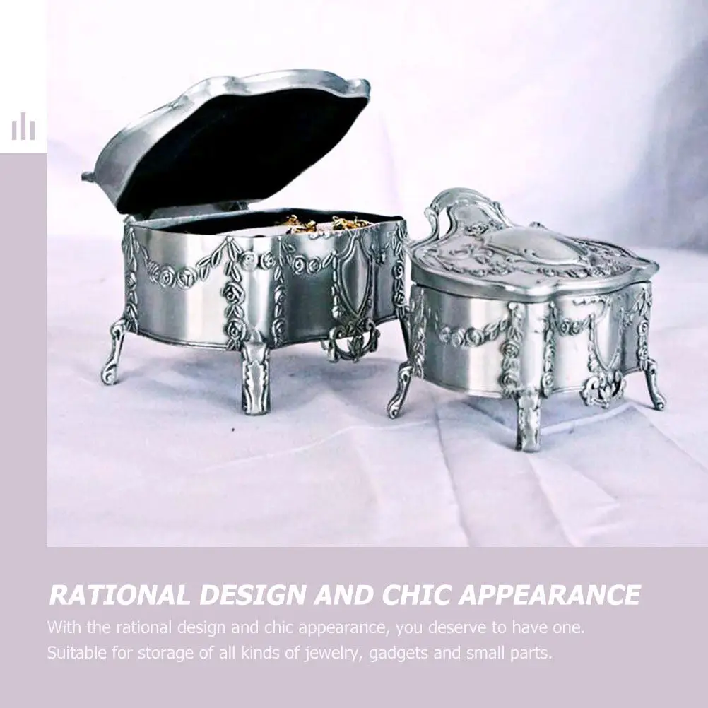 Premium Metal Jewelry Storage Box Retro Design Organizer for Necklaces Earrings Rings Headdress Small Parts Travel Jewelry Case
Premium Metal Jewelry Storage Box Retro Design Organizer for Necklaces Earrings Rings Headdress Small Parts Travel Jewelry Case