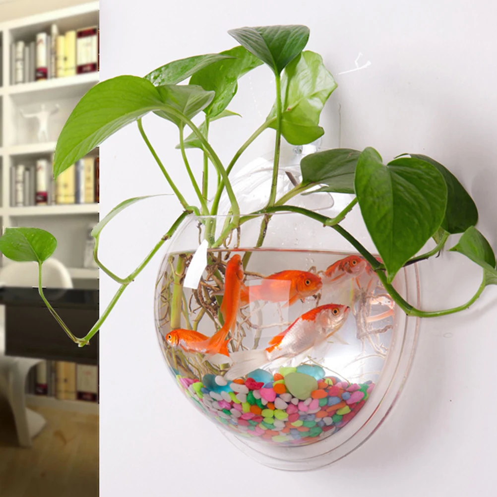 Wall Mounted Fish Tank Acrylic Plant Pot Clear Vase Bowl Hanging Planter Decor Transparent Fish Bowls Multipurpose Home Office
Wall Mounted Fish Tank Acrylic Plant Pot Clear Vase Bowl Hanging Planter Decor Transparent Fish Bowls Multipurpose Home Office