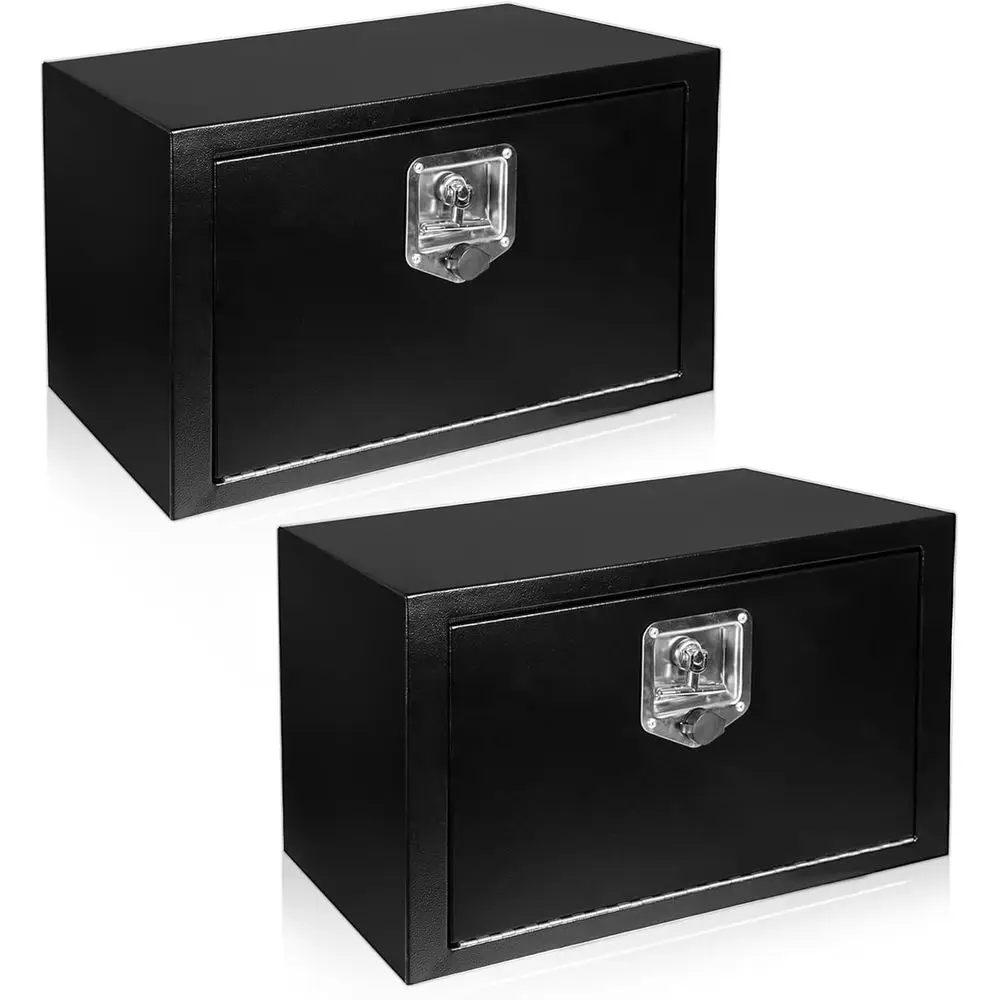 24 Dual Steel Underbody Storage Boxes, Waterproof & Heavy Duty, T-Handle, for Trucks & RVs, Black (2-Pack)
24 Dual Steel Underbody Storage Boxes, Waterproof & Heavy Duty, T-Handle, for Trucks & RVs, Black (2-Pack)