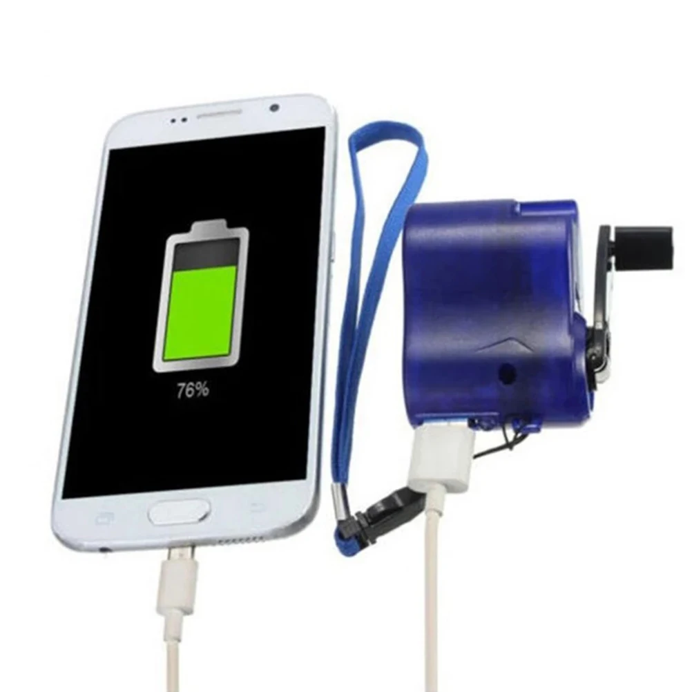 Manual Phone Power Supply LED Light Design Convenient Compact USB Hand Crank Phone Portable for Emergency
Manual Phone Power Supply LED Light Design Convenient Compact USB Hand Crank Phone Portable for Emergency