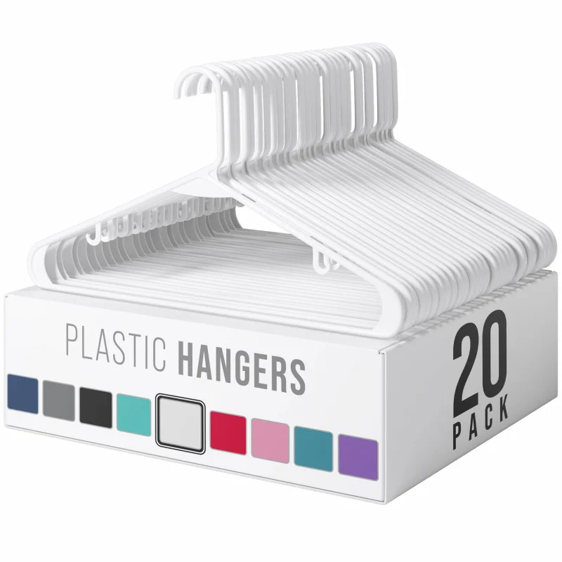 20 Pack Clothes Hangers Space Saving Non Slip Wardrobe Hangers for Shirts Pants Dresses Closet Organization Storage Essentials
20 Pack Clothes Hangers Space Saving Non Slip Wardrobe Hangers for Shirts Pants Dresses Closet Organization Storage Essentials